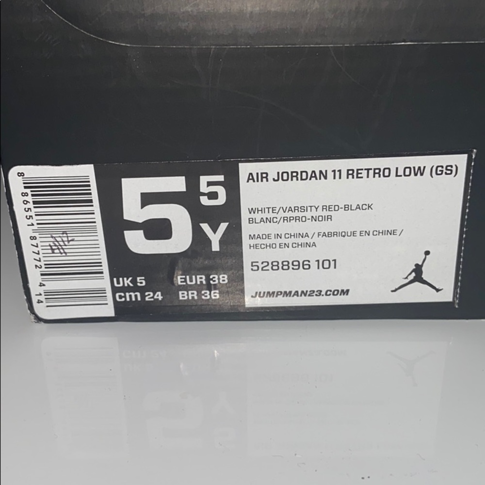 White/Red Low Retro 11 ♥️ - Picture 2 of 6